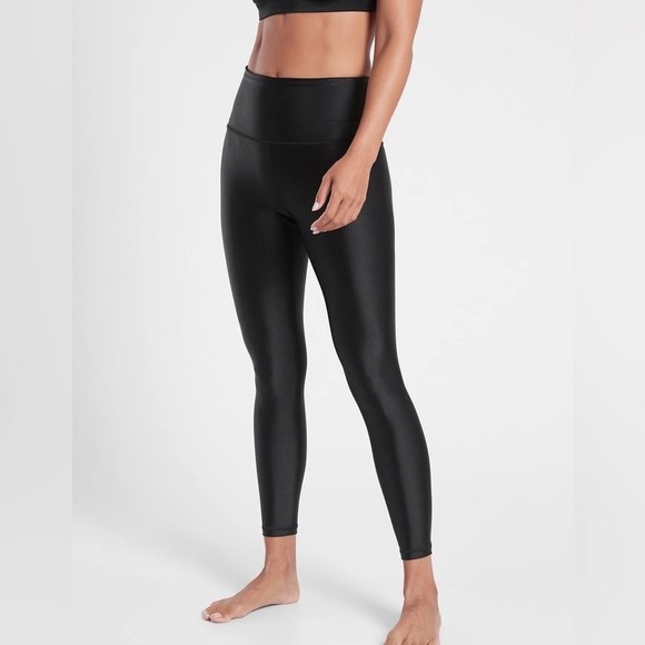 Athleta Pants - Athleta Elation Shine Tights High Rise 7/8 SP
